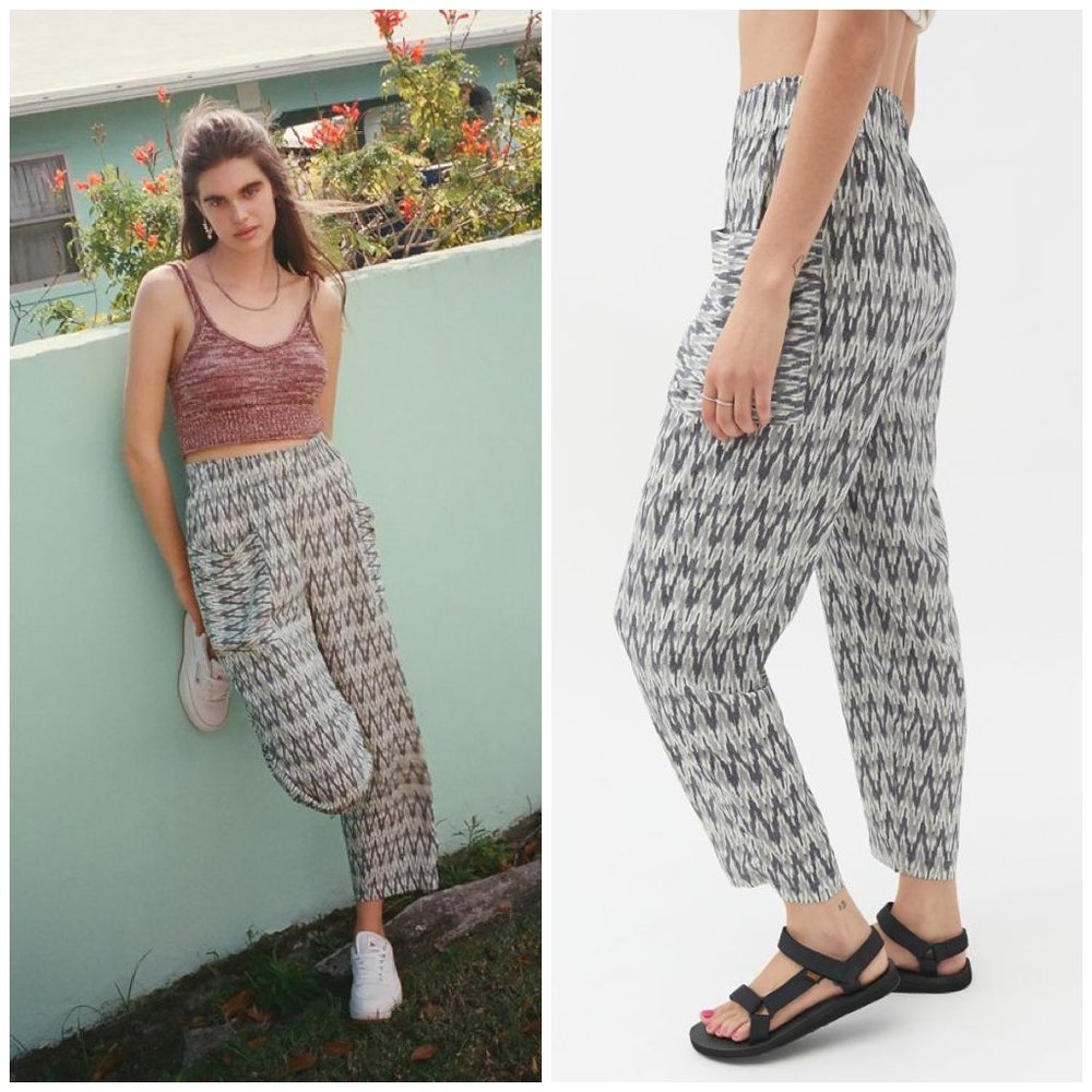 NWT UO Cottage Printed Retro Pull-On Lounge Pants